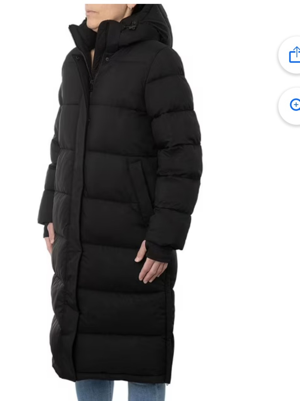 London Fog Women's Ultra Long
Puffer Coat size small